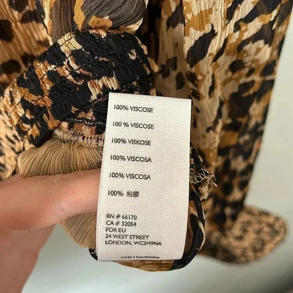 FREE PEOPLE | Roma Animal-Print Top - Picture 12 of 12